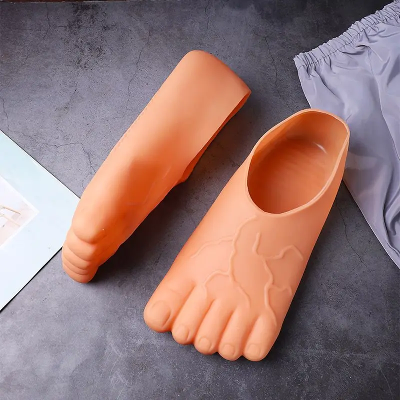Artificial Foot Shoes Quirky Ideas Men's and Women's Toe Big Foot Spoof Red Five Finger Feet Fashion 4
