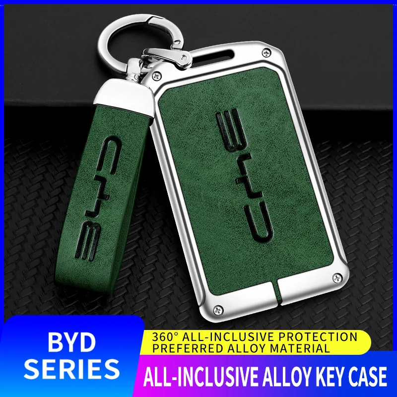 

Кожаный Резиновый чехол для автомобильного ключа из цинкового сплава для BYD S7 S6 L3 M6 F3 F0 чехол для ключа с дистанционным управлением