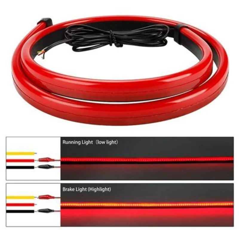 90/100cm LED The Third Brake Lights For Car Universal High Mount Stop