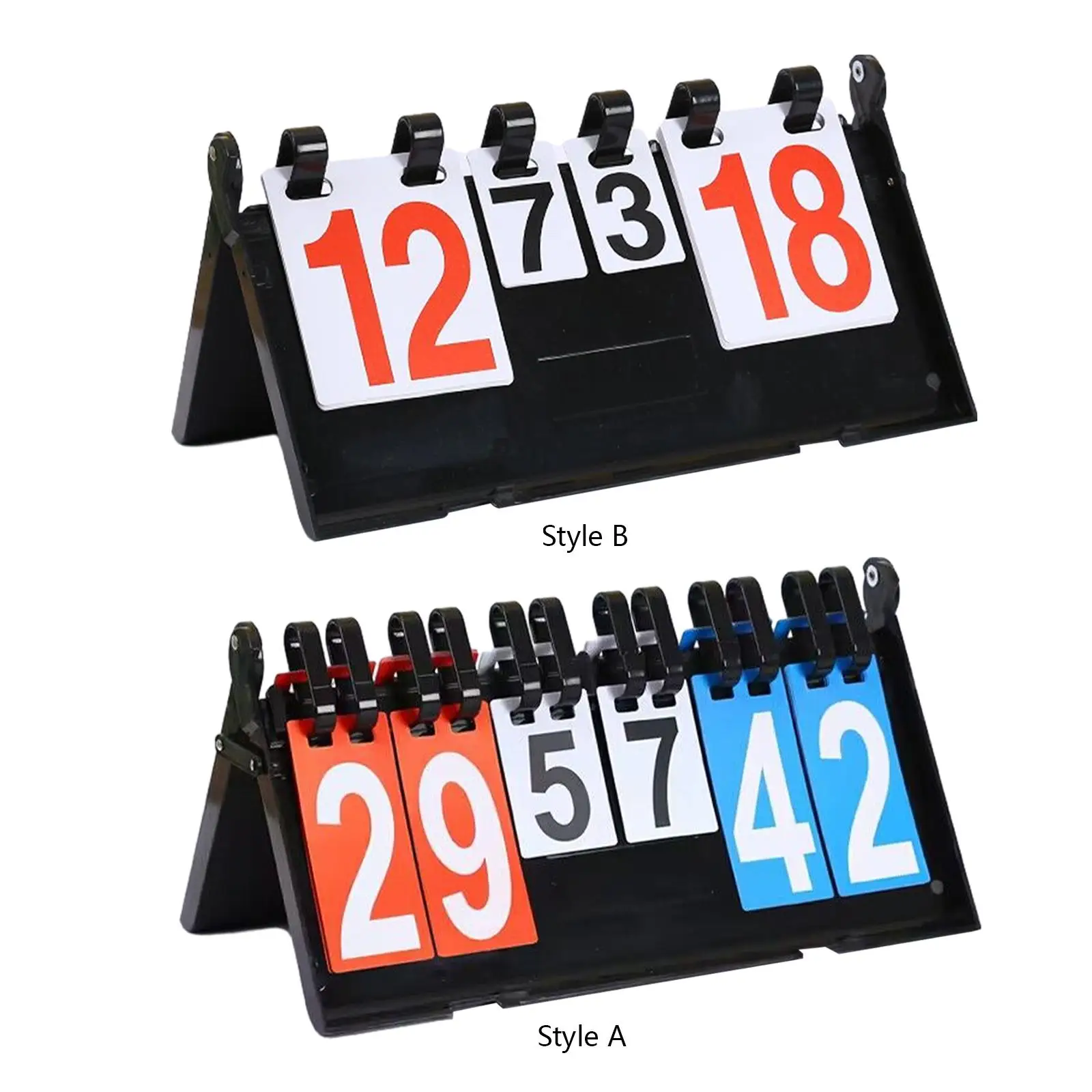 Scoreboard Flipper Manual Foldable Score Keeper for Volleyball Soccer Tennis