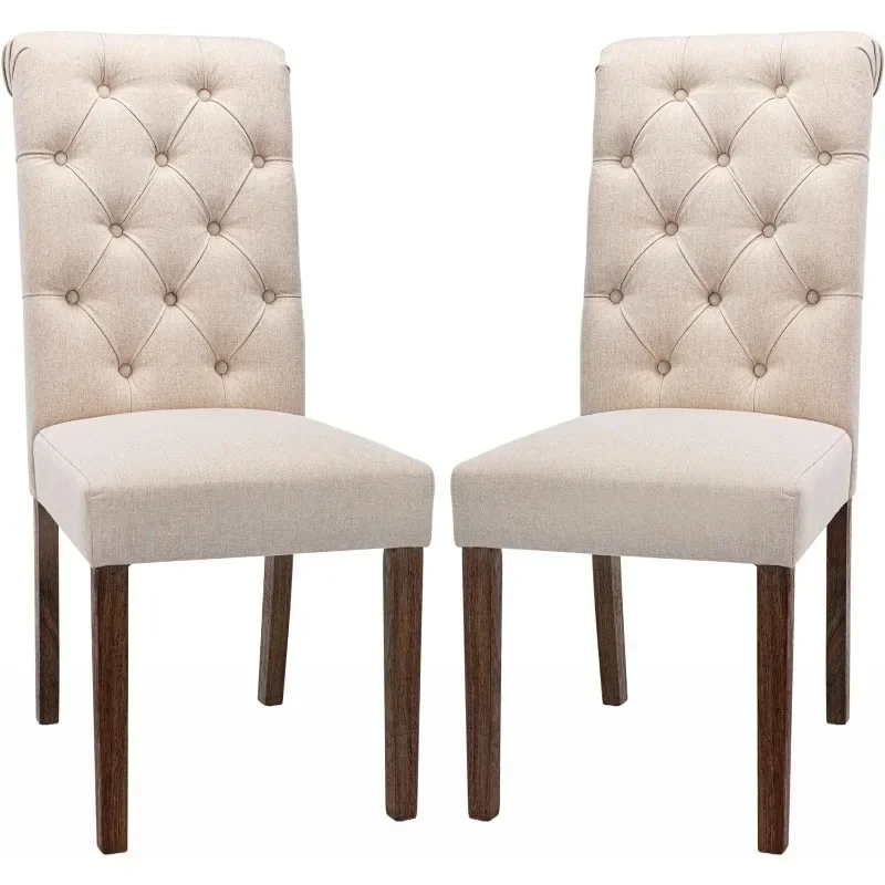 

Стулья для столовой с ворсом, набор из 2 стульев для столовой, стулья для столовой с обивкой из ткани, стильные кухонные стулья с боковой стороны