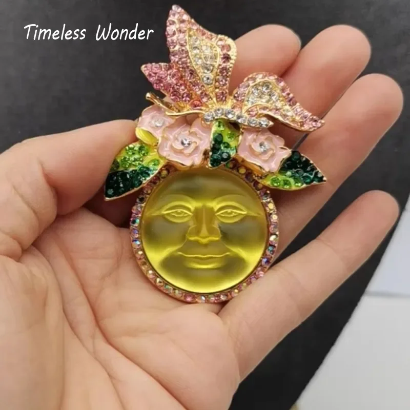 

Женский топ с эмалью и цветами, дизайнерское ювелирное изделие