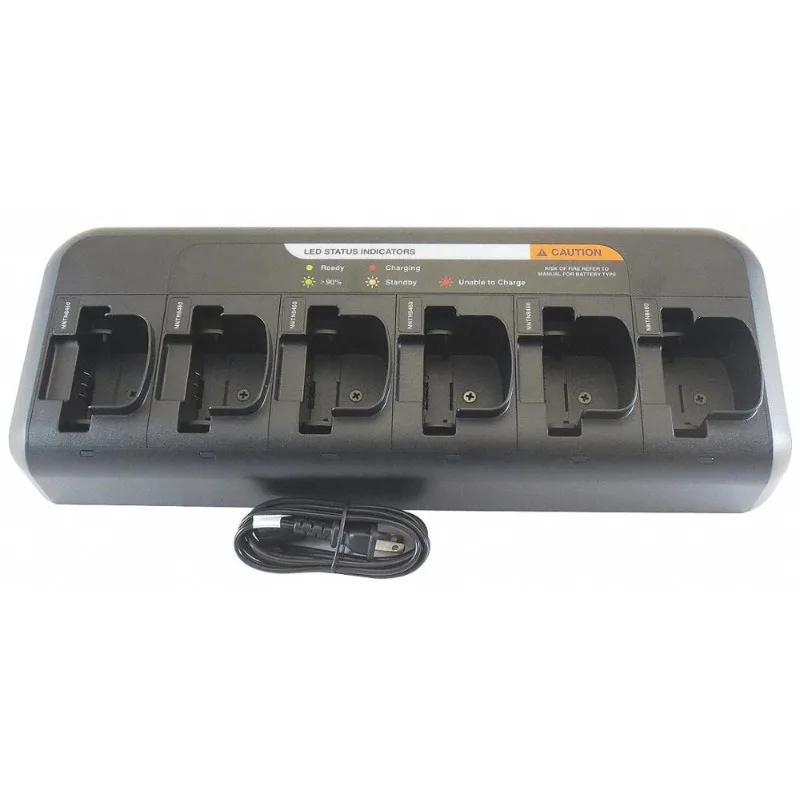 

PMLN6588A Multi Unit Charger 6-way charger for DEP450 CP200d PR400 CP200 XLS CP200 CP150 Series Radios and Batteries