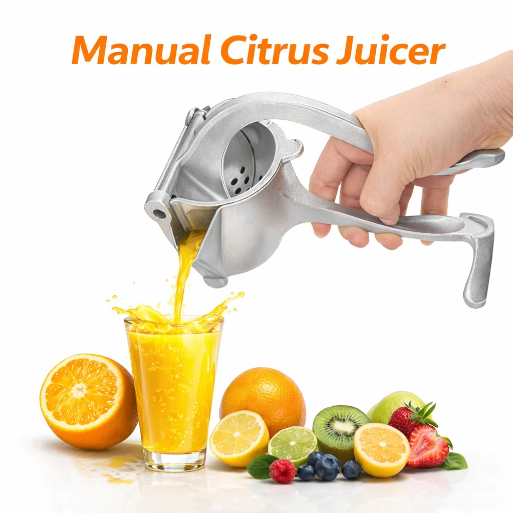 Manual Citrus Juicer, Heavy Duty Detachable Extractor Tool, Premium Metal Alloy Fruit Juice Squeezer_voghion.com
