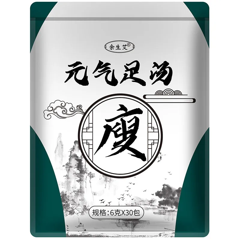 30Pcs/bag Foot Cleansing Soak Gel Natural Herbal Slimming Foot Bath Capsule Shape Up Care Dehumidification Detox Relieve Fatigue