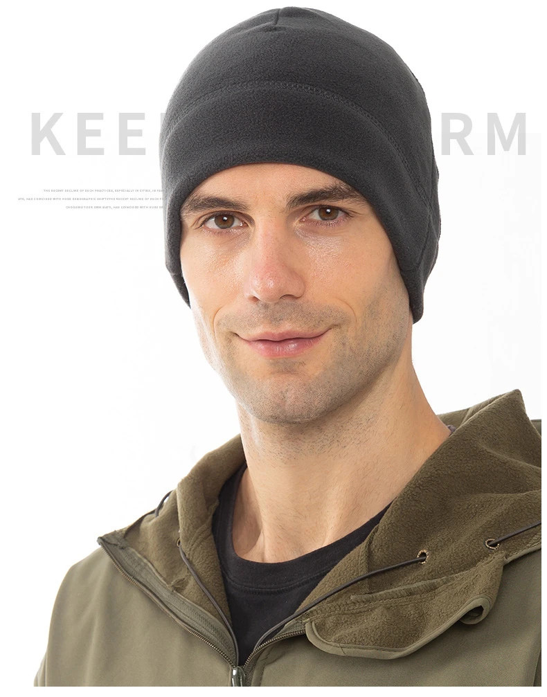 Unisex Windproof Polar Fleece Beanie Hat - Ski Winter Edition - true deals club