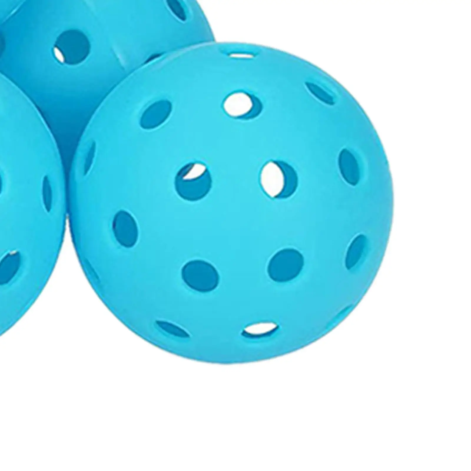 6 x Balls Accessories High Elastic 74mm Durable Pickle Balls Official Size Ball