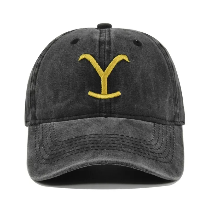 Baseball Cap Embroidered Duck Tongue Ponytail Sunshade Wide Brimmed