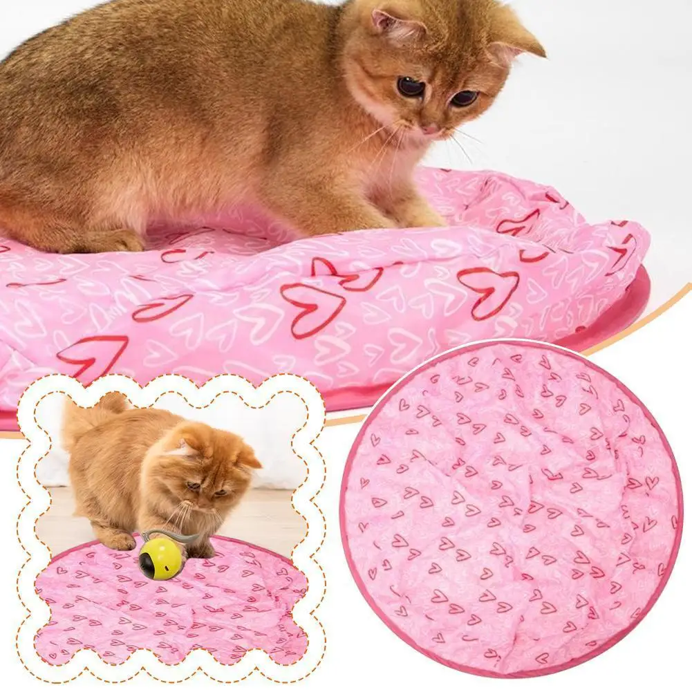 

Automatic Funny Cat Toys Electric Motion Undercover Moving Bouncing Rolling Ball Interactive Toy For Indoor Cat Pet Toy