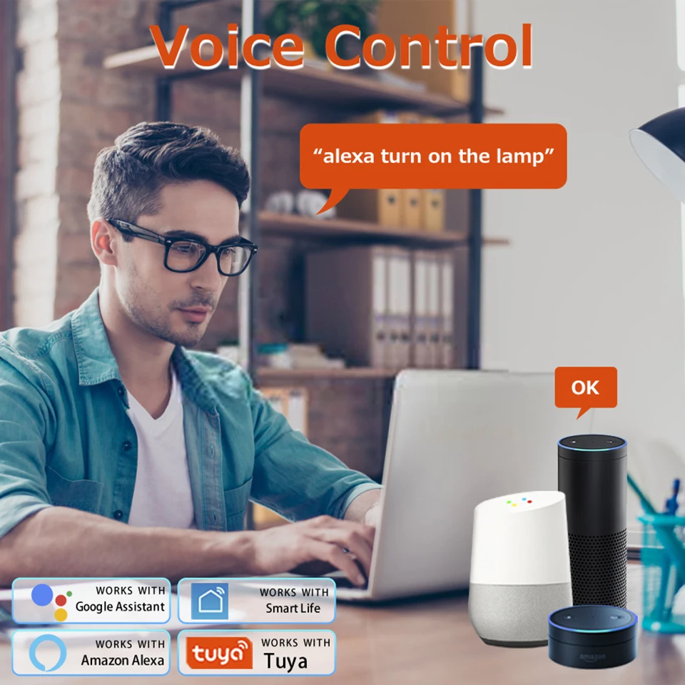 Alexa Wifi Smart Switch Tuya Smart Home Alice Yandex Station Google Assistant Wireless Light Switch Relay 110V 220V Mini Module smart switch