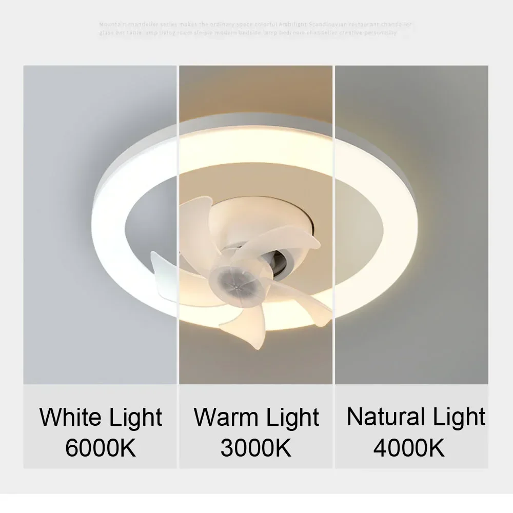 60W Ceiling Fan E27 With Led Light And Remote Control 360 &deg; Rotation Cooling Electric fan Lamp Chandelier For Room Home Decor ceiling fan led ceiling fan lights electric fan led fan light