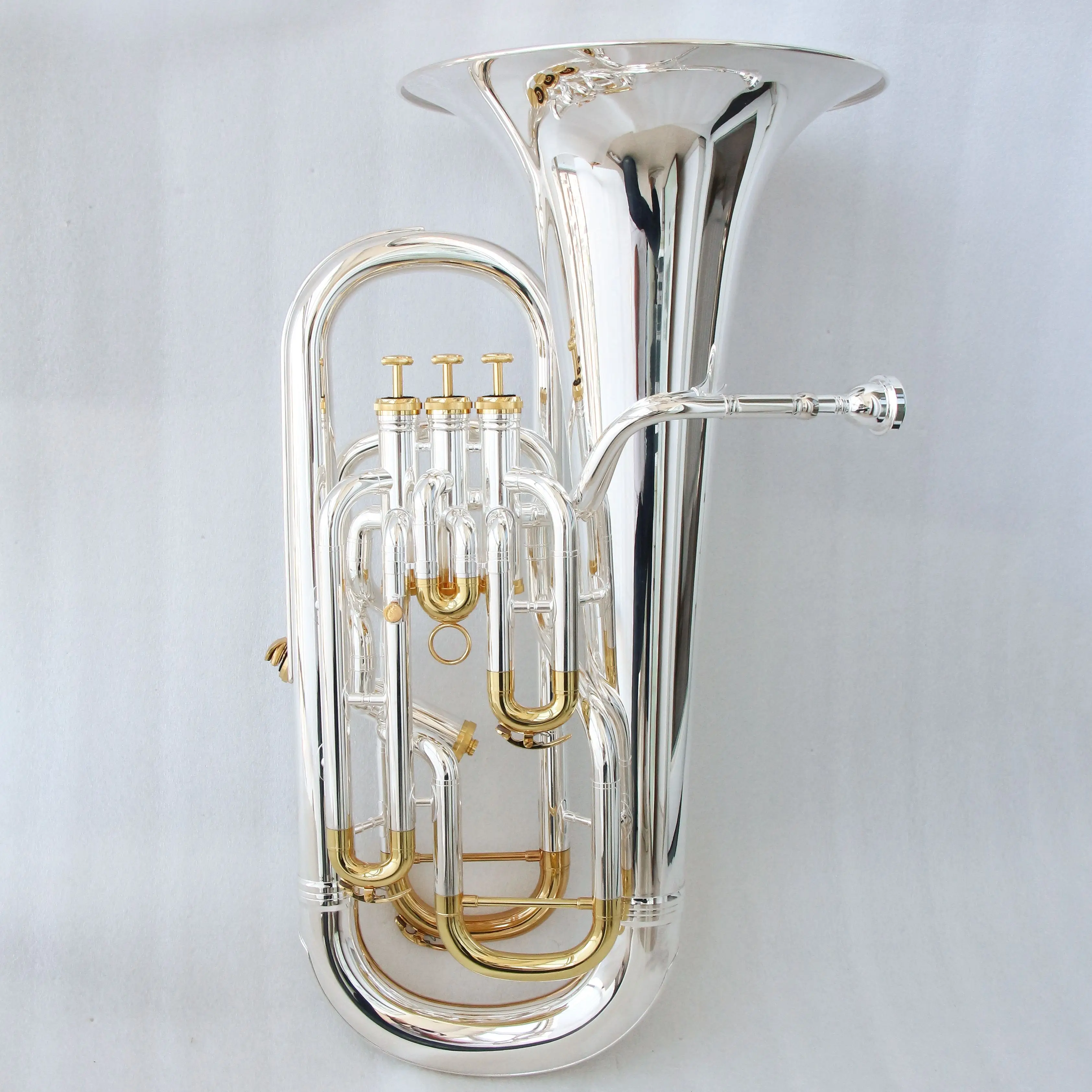 Top Quality Professional 3 + 1 Pistone Euphonium Horn Accessori Placcati In Oro Euphonium