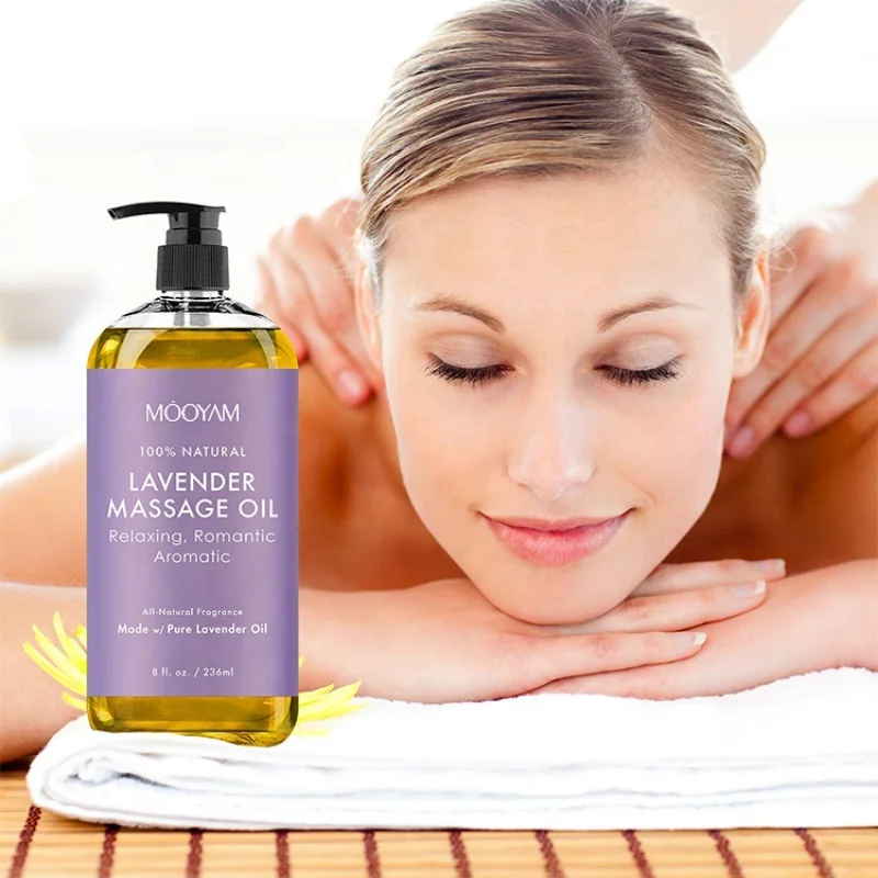 

Massage Body Oil Pure Natural Organic Lavender Relaxing Anti Cellulite Body Skin Sore Muscle Massage Oil Frankincense Oil