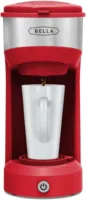 Dual Brew Single Serve Coffee Maker, K-cup - Carefree Auto Shut Off & Adjustable Tray, 14oz, Red | USA | NEW 1
