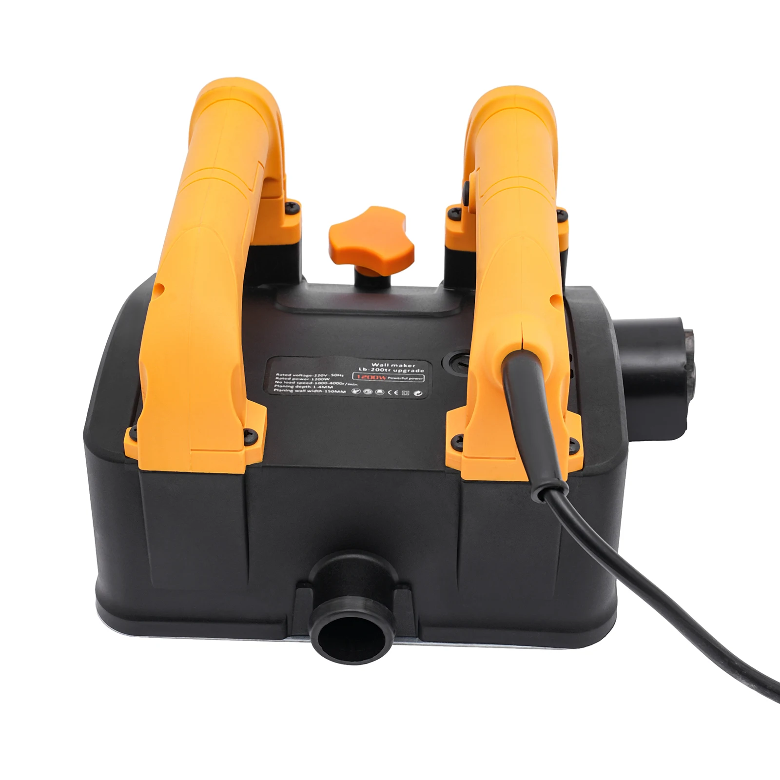 Electric Planer Wall Planer Automatic Wall Grinding Machine 4mm Cutting Depth Wide Planing Wall 15cm 90° with Tool Box for Cuts