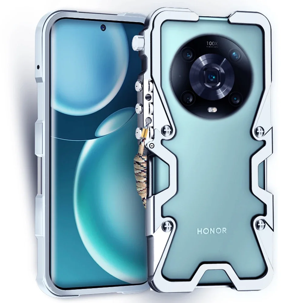 

Алюминиевые металлические корпуса рамки Чехлы для Huawei Honor Magic 4 5 6 Pro Magic5 Magic6 Pro Чехол бампер бронированный противоударный корпус