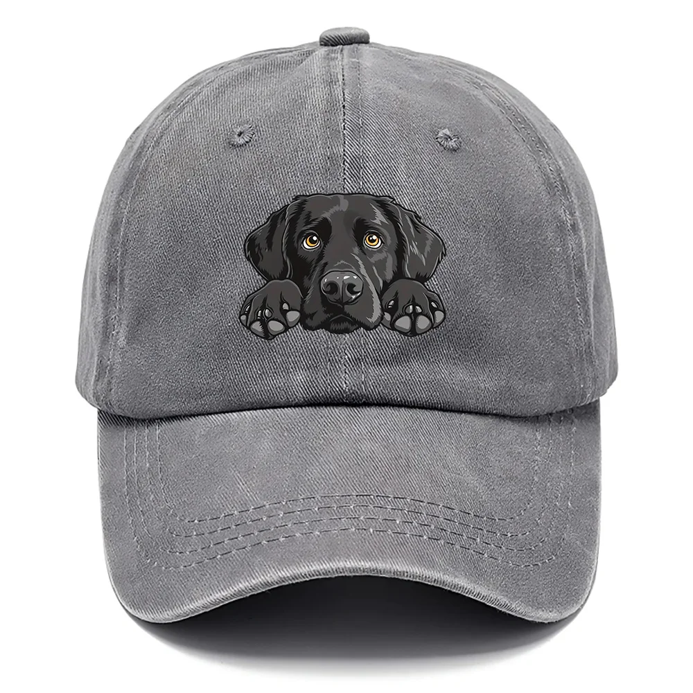 1 Stück Baseballkappe mit Labrador-Aufdruck, leichte, atmungsaktive, verstellbare Snapback-Mütze mit gebogener Krempe, gewaschener Look für den Außenbereich, trade – Detail 7
