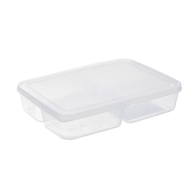 4 Compartment Meal Prep Containers With Lids Bento Snack Food Storage Box  Plastic Stackable Reusable For Meat Fruit Seasoning - Storage Boxes & Bins  - AliExpress