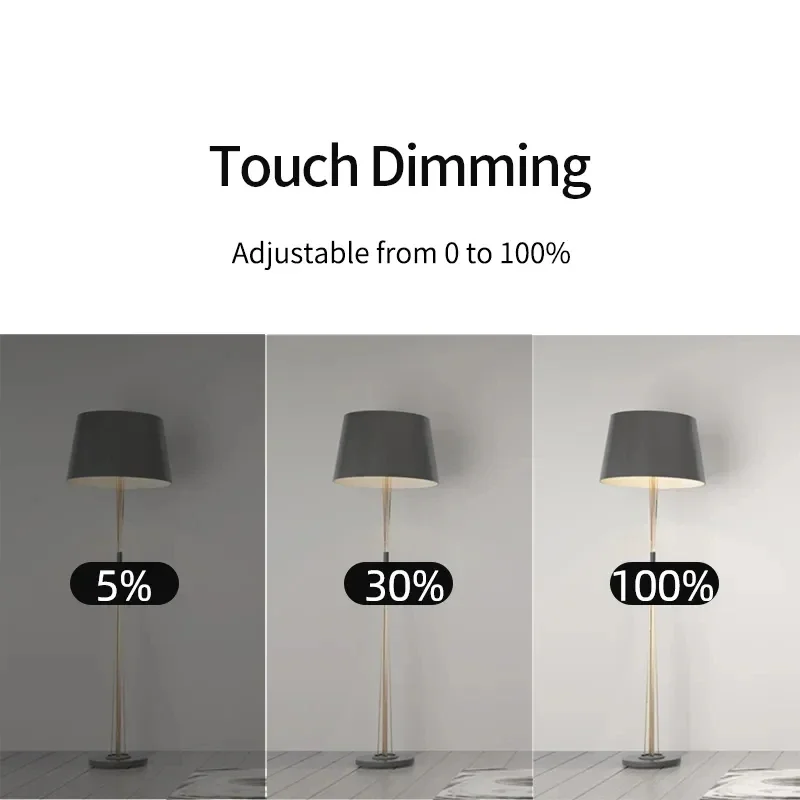 TNCE Tuya WiFi Smart Dimmer Switch EU Smart Glass Panel Wall Touch Switch APP Control Works with Alexa Google Home