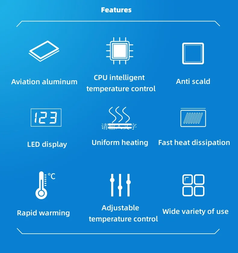Heating Station Electronic Hot Plate Table Preheating Platform 0~400℃ For BGA PCB SMD Phone LCD Touch Screen Repair