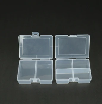Scatola trasparente in plastica per la classificazione di gioielli fai-da-te, componenti hardware, articoli di cancelleria, attrezzatura da pesca, imballaggio e smistamento.