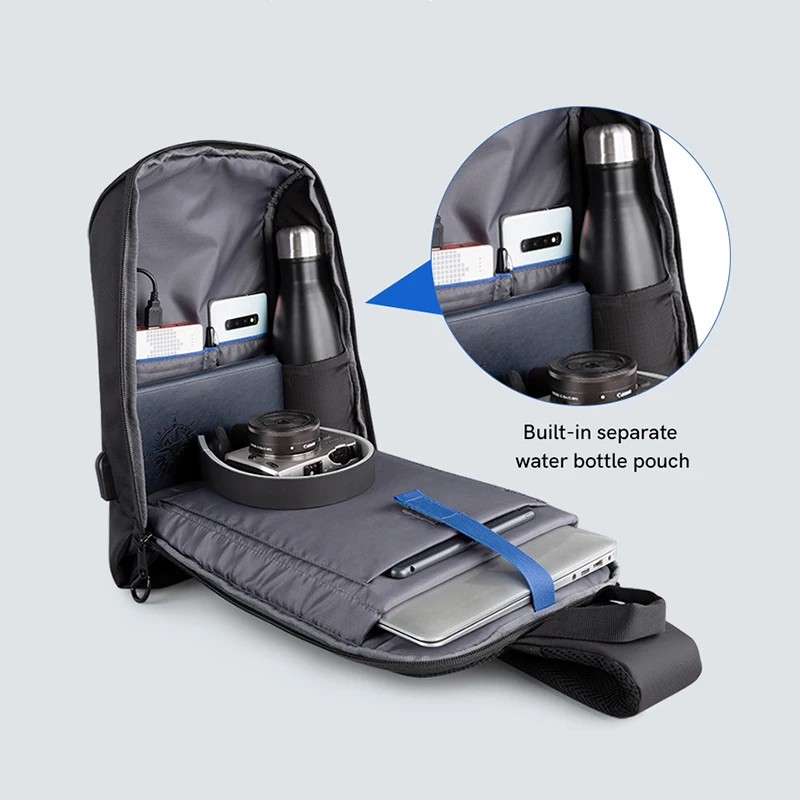 Kingsons Marca Bolsa para Portátil 13.3 Polegada Notebook Crossbody Case do Mensageiro Bolsa de Ombro Mochila Homem Mulher Senhora Dropship 3655 - Imagem 4