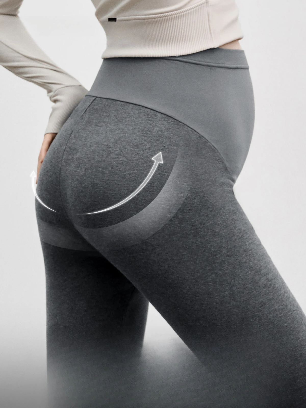Pregnant Women's Pure Cotton Leggings, Pregnancy Yoga Pants, Hip-lifting Maternity Pants, Light Outer Wear New in Spring