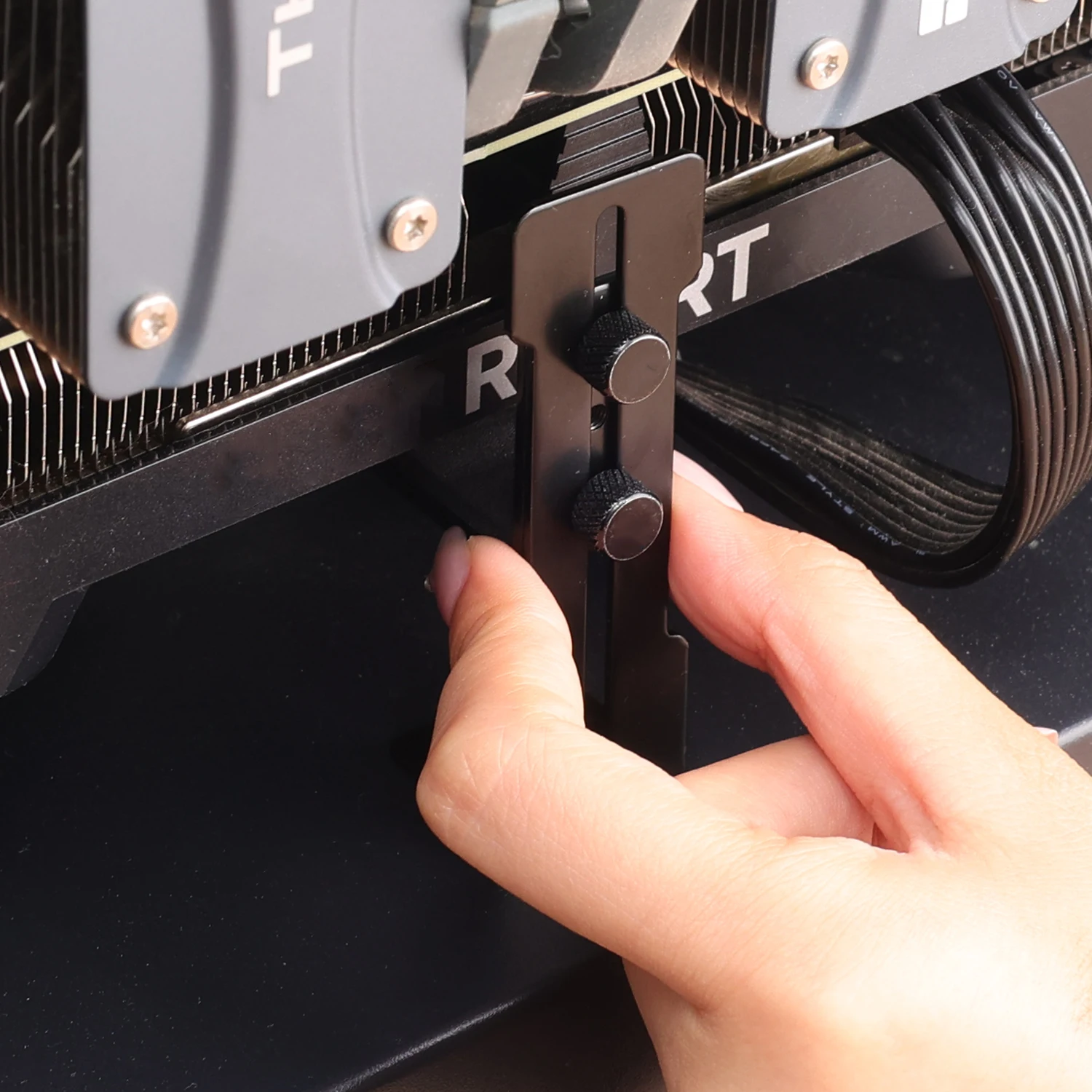 GPU 지원 브래킷 조정 가능한 컴퓨터 그래픽 카드 비디오 카드 홀더 PC 용 안티 처짐 스테인레스 스틸 GPU 홀더 마운트