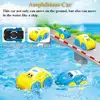 Children Bath Water Playing Toys ABS Clockwork Car Cartoon Vehicle Baby Bath Toy Kids Gift Amphibious Cars Bathroom Floating Toy 1