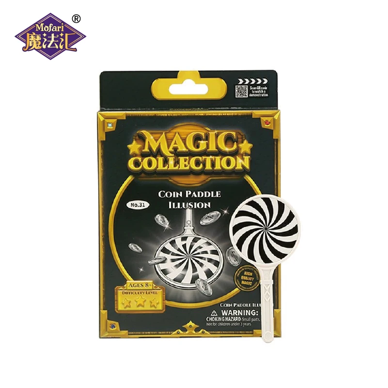 MOFAHUI Magic Tricks Coin Disappearing Box Magic Props Children Magic Toy Kids Magic Cool Kid Toys Amazing Funny Game Magic Toys