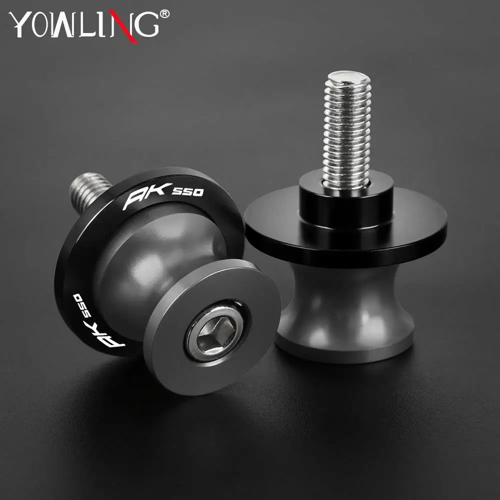 

For KYMCO AK550 AK 550 ALLYEARS 2017 2018 2019 2020 2021 Motorcycle Accessories CNC Swingarm Spools Slider Rear Stand Screws