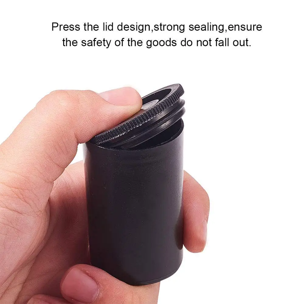 100PCS X 33MM Plastic Empty Film Canister Camera Reel Container Storage Case Can For Accessories Art Bead Coin Pill Fishing Bait storage box storage can storage sets