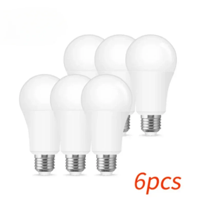 

Led Bulb Lamps Light Real Power 7W 3000K/6000K E27 Super Bright Warm White Light for Home