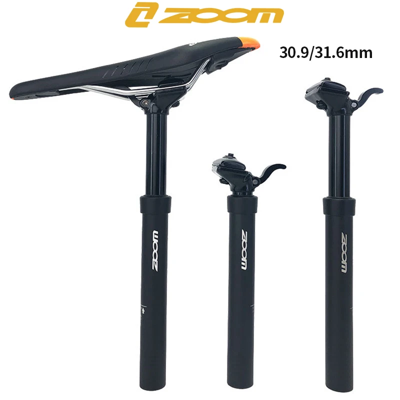 ZOOM Bicycle Seatpost MTB Manual control Hydraulic Shock Absorber Seat
