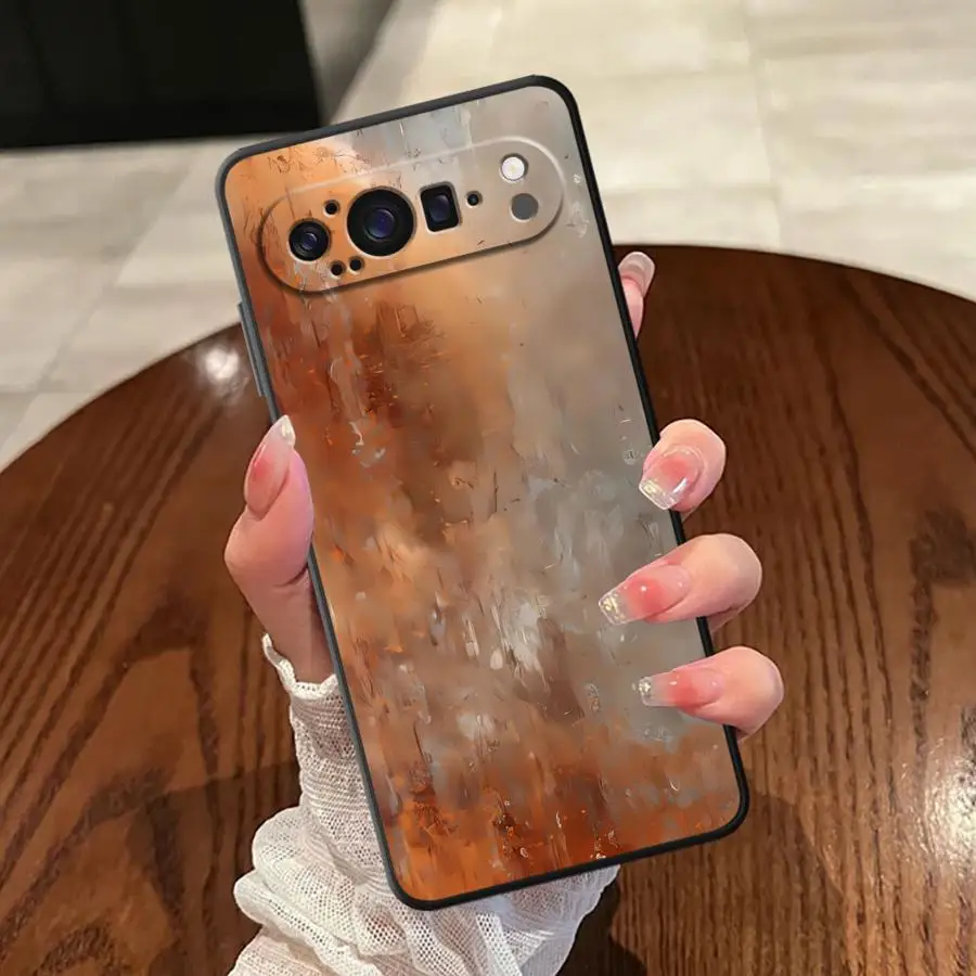 Vintage-Inspired Black Soft Shell Phone Case