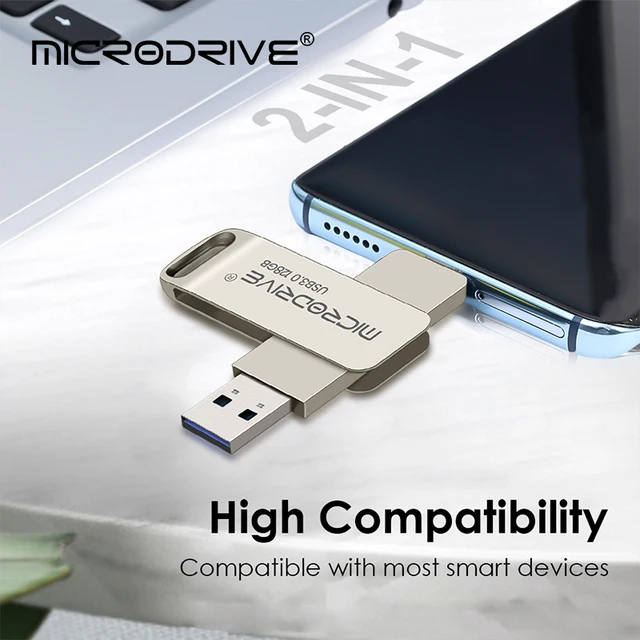 Флешка USB C Type C USB3.0 64 ГБ 128 ГБ 256 ГБ для смартфона Huawei и Android 4