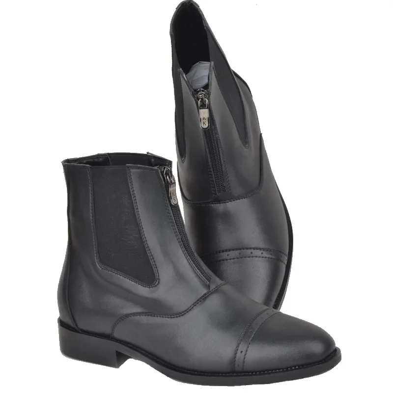 New Horse Riding Boots Equestrian Boots Unisex Customized High Quality Zipper Shoes Men Women Horse Riding Cavallo 3