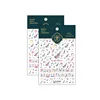 1 Sheet 5D Realistic Relief Colorful Dancing Music Notes Adhesive Nail Art Stickers Decals Manicure Accessories DIY Ornaments 5