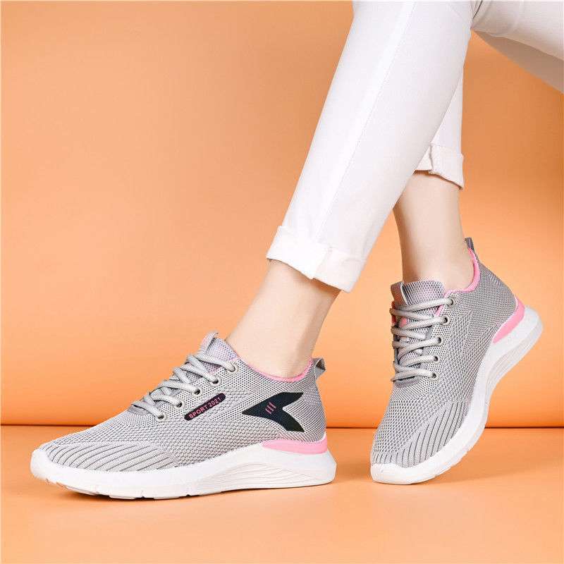 NEW Mesh Sports Shoes for Women, Non Slip Women's Shoes, Versatile, Lightweight, Soft Soled, Breathable, Casual Running Shoes