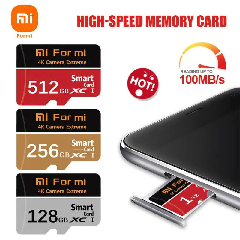 Formi Micro Memory Sd Card 128Gb 64Gb 256 Gb Sd Card Sd/Tf Flash Card 64 128 256 Gb 1Tb Scheda Di Memoria Per Fotocamera Del Telefono