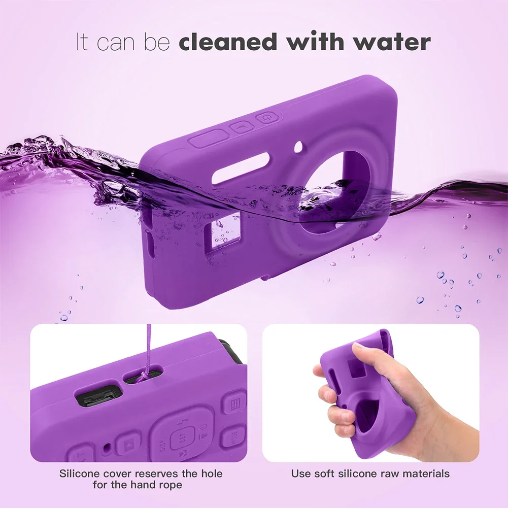 For KODAK PIXPRO FZ55 Digital Camera Cover Anti-Scratch Lightweight Camera Sleeve Solid Color Outdoor Travel Camera Protect Case