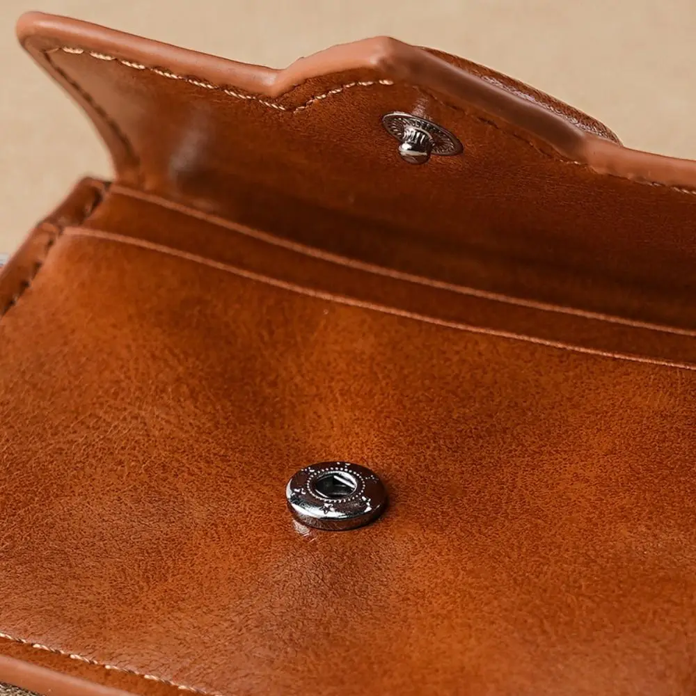 Mode PU Leder Mini Karte Brieftasche Herzförmige Multi-karte Geldbörse Leichte Frauen Männer Karte Halter Bargeld Münze tasche – Detail 10