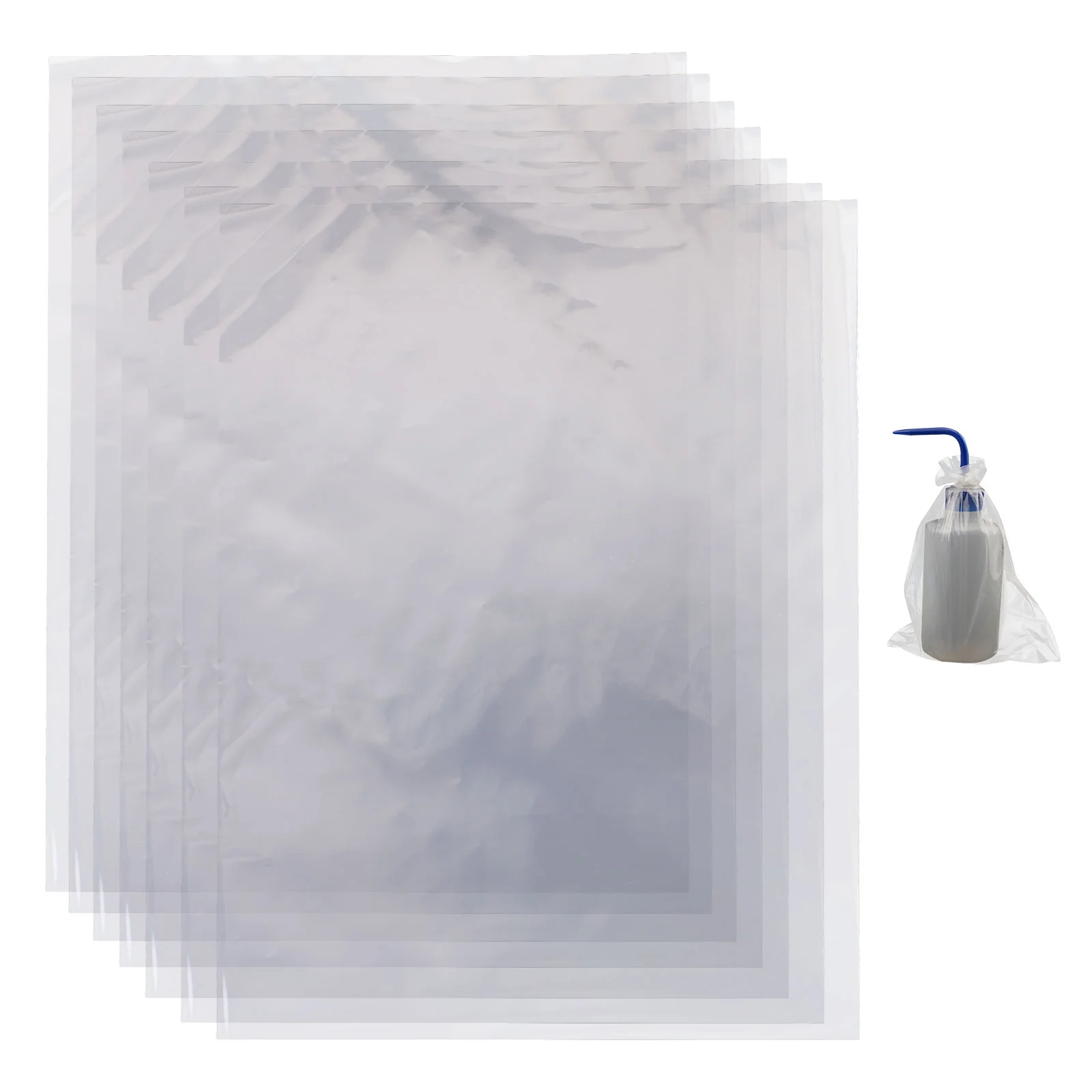 250 Stück Einweg-Flaschenhüllen Für Tattoo-Flaschen – Weiß, 20x15 Cm, Hygienische Schutzbezüge