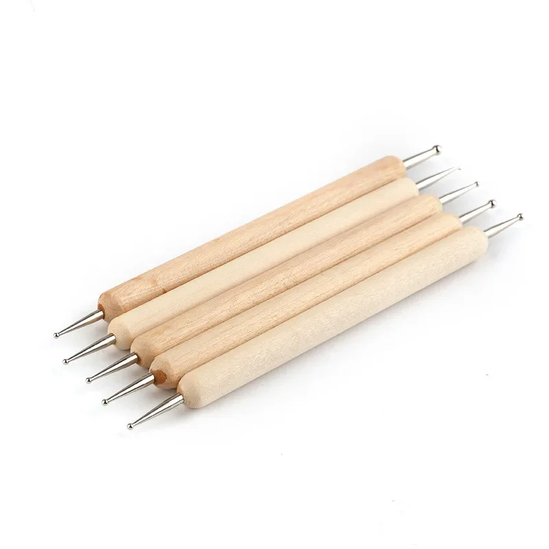 Leather Carving Tool 8/3Pcs/Set Leather Craft Modeling Point Stylus Spoon Balls Embossing Blade Press Tools