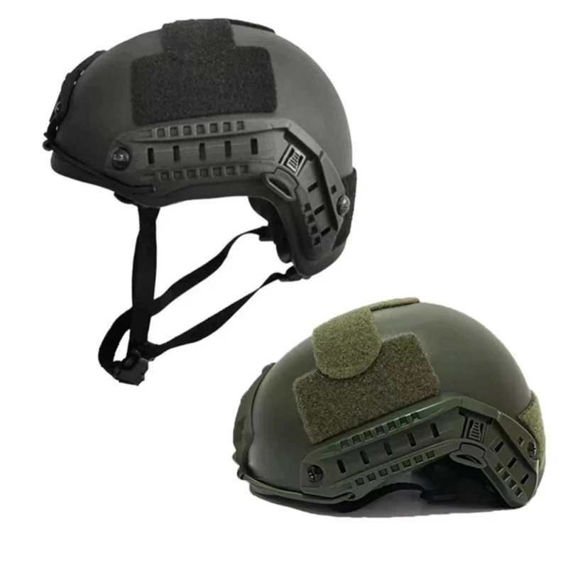 Casco táctico de corte alto para hombre y mujer, accesorio de seguridad antibalas con núcleo Kevlar, NIJ IIIA