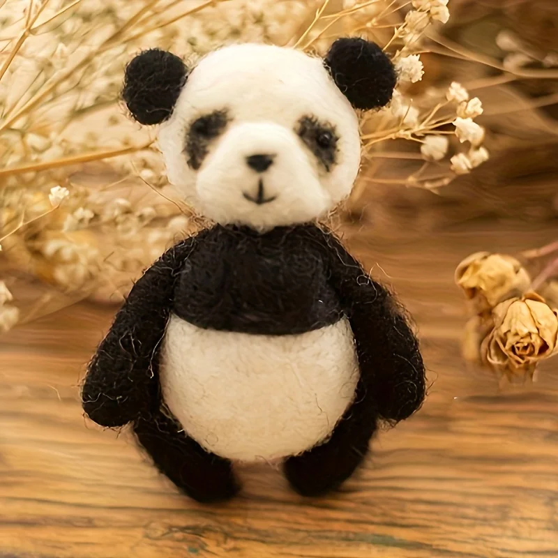 

Newborn Photography Props Handmade Dolls Knitted Mohair Wool Rabbit Bear Panda Baby Photography Studio Accessories