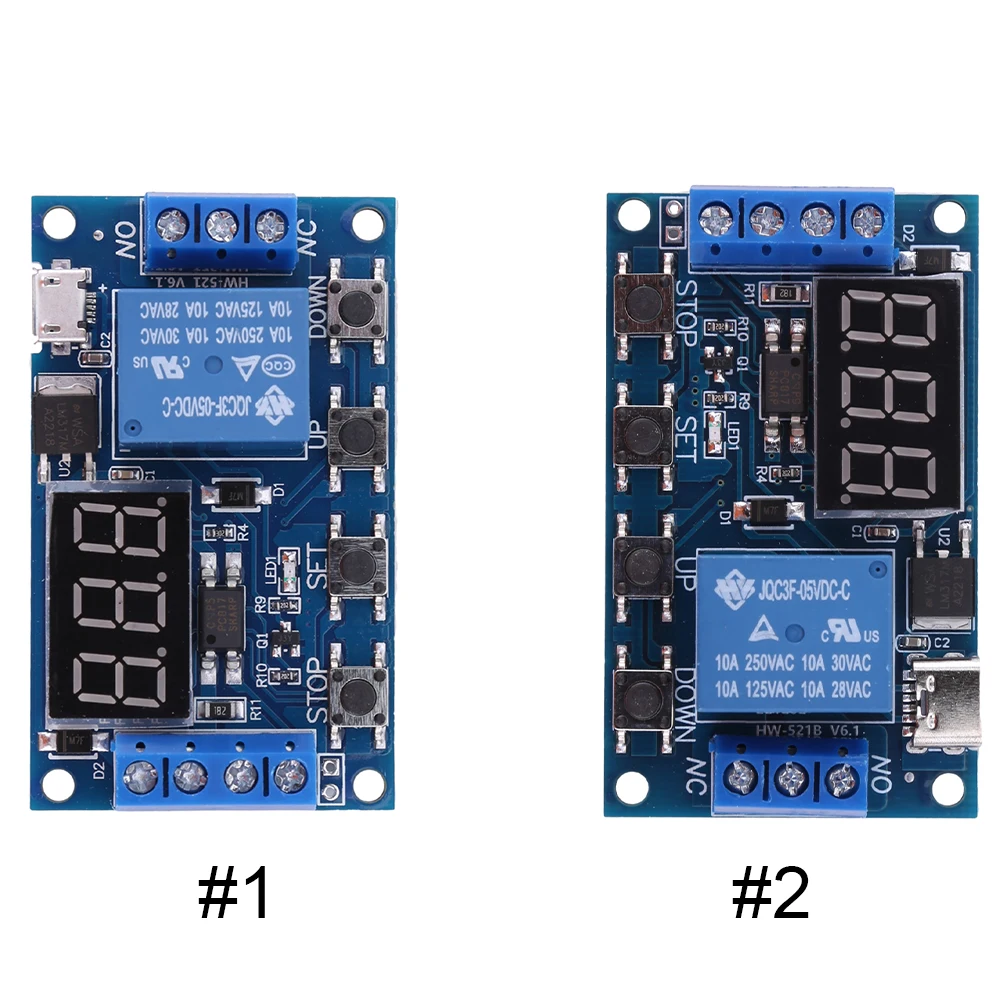 Programmable Relay Board with LED Display and Cycle Timer