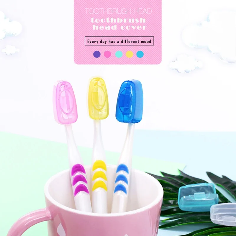 Portable Toothbrush Cover Holder Travel Hiking Camping Brush Cap Case Health Toothbrushes Protector Case Box for Bathroom toothbrush covers,toothbrush case,toothbrush storage box