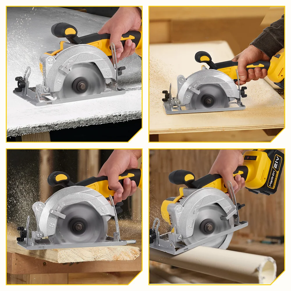 Electric Circular Saw 125MM 5 Inch Fit for 21V 18V Battery Pins