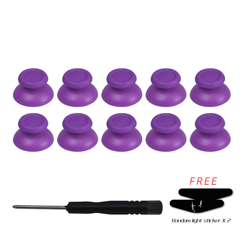 Data Frog 10pcs Replacement Joystick Thumb sticks For PS4 Controller Analog Joystick Button For Sony PS4 Joystick Button 